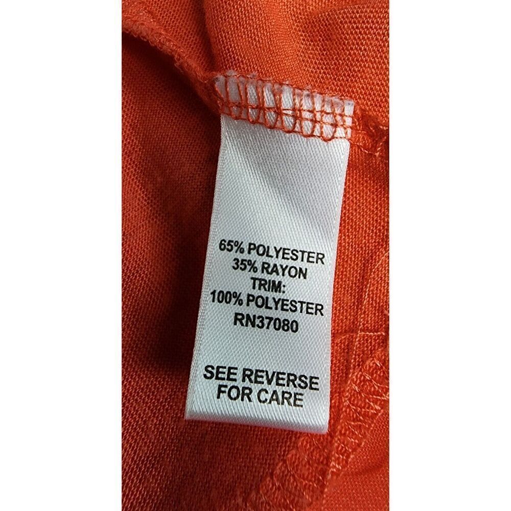 Versona Orange Lightweight Orange Tank Top Size Large - Picture 10 of 10